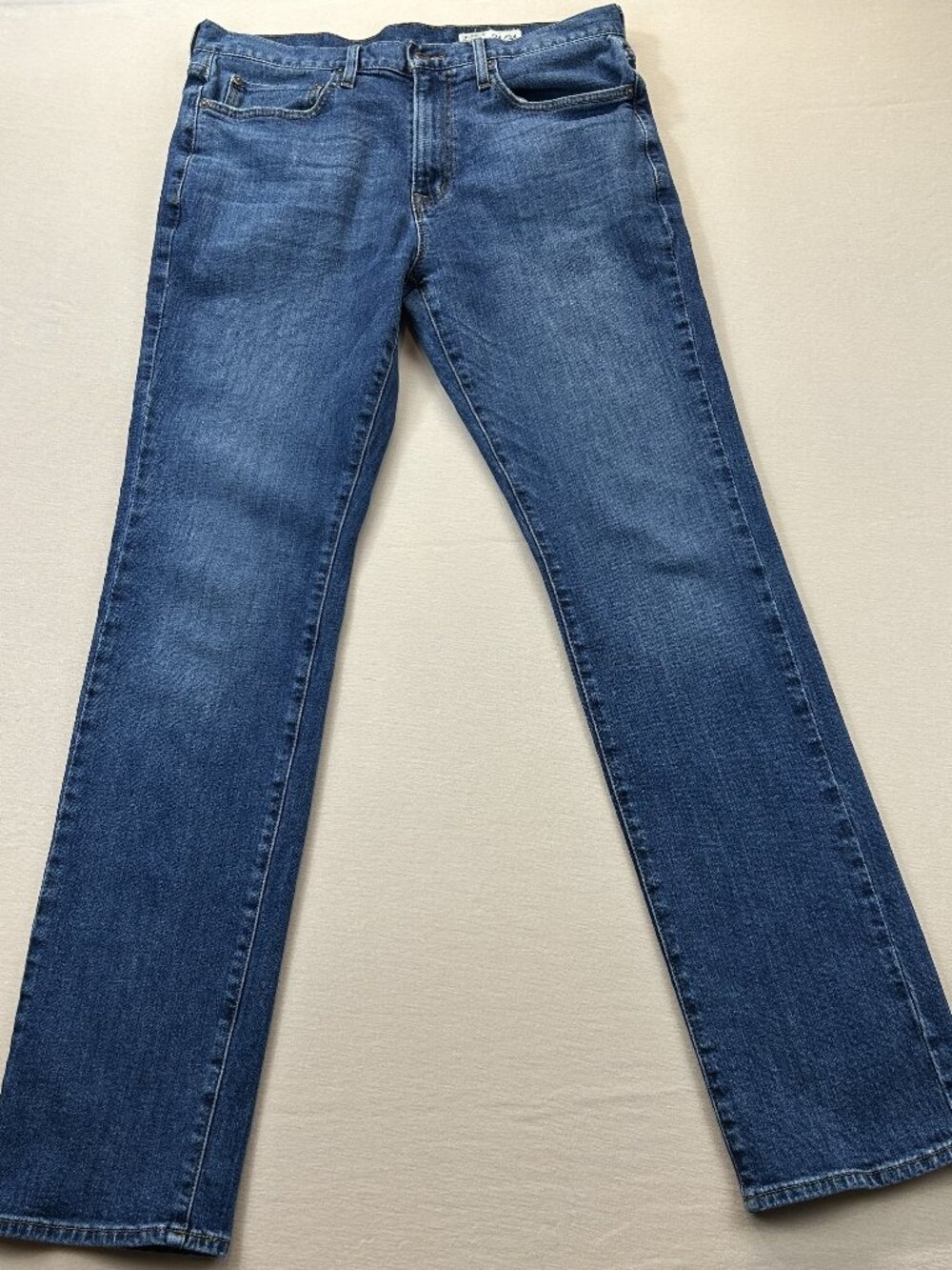 Cremieux Premium Denim Jeans Mens Size 34/34Blue Mid Rise Straight Stretch